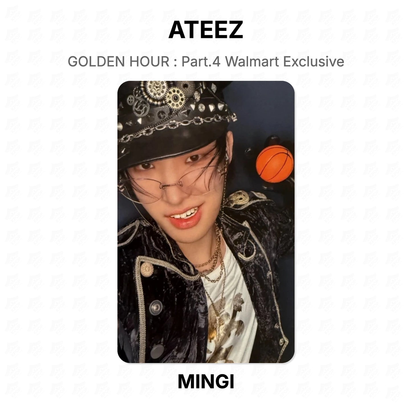 ATEEZ GOLDEN HOUR : Part.4 Walmart Exclusive Official Photocard