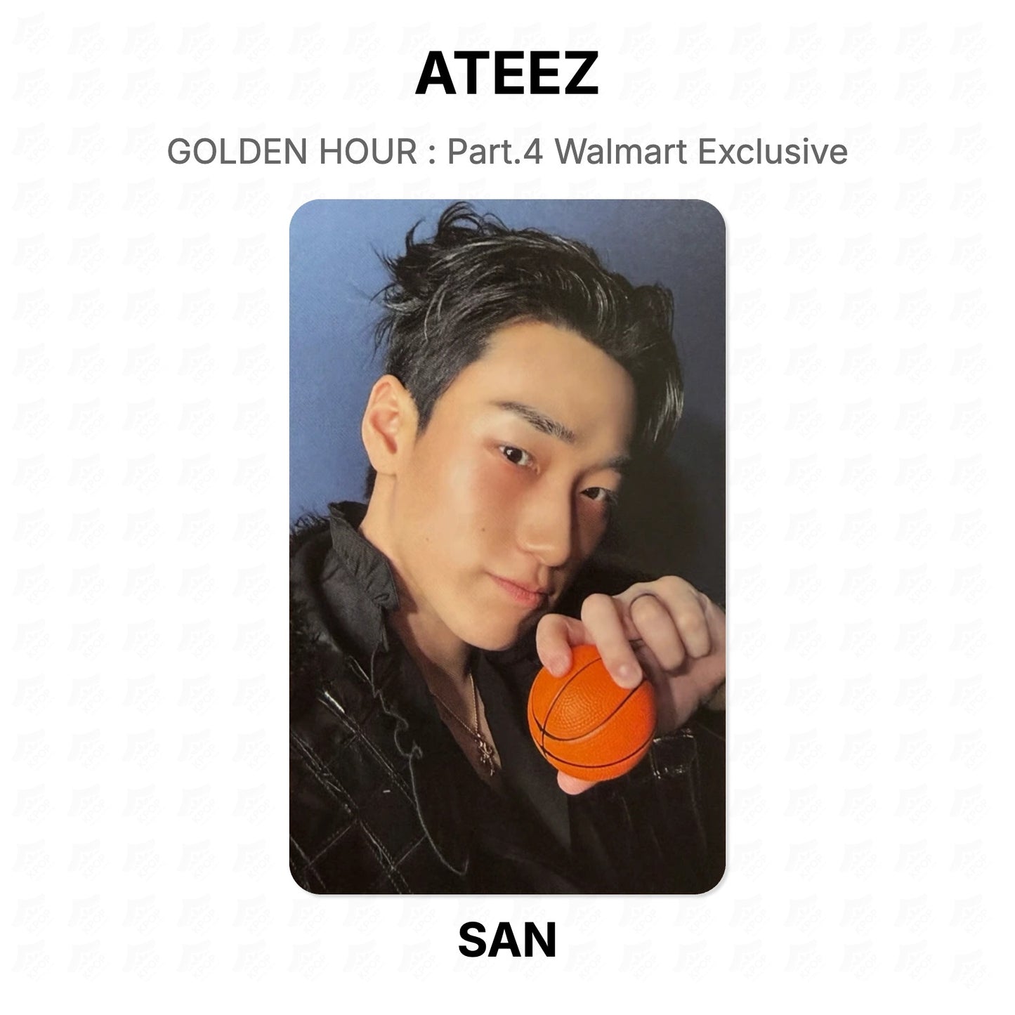 ATEEZ GOLDEN HOUR : Part.4 Walmart Exclusive Official Photocard