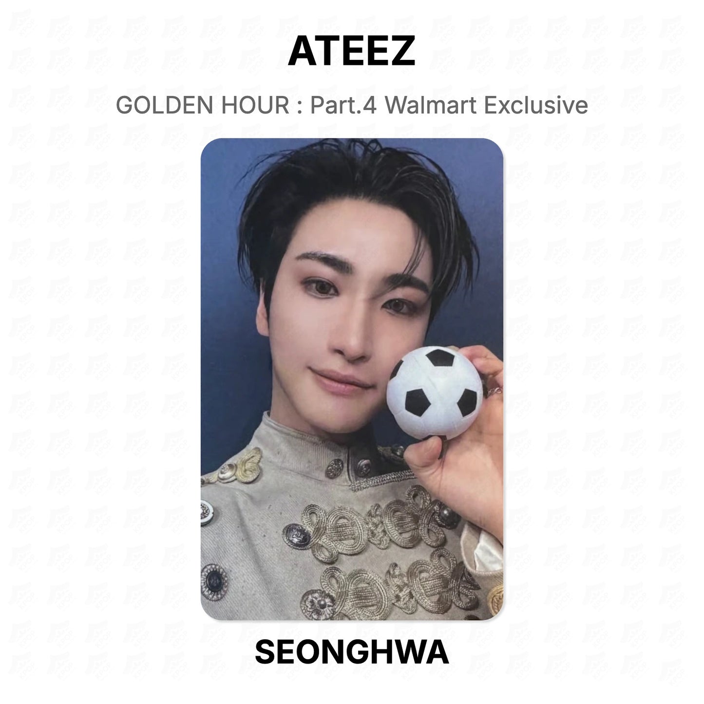 ATEEZ GOLDEN HOUR : Part.4 Walmart Exclusive Official Photocard