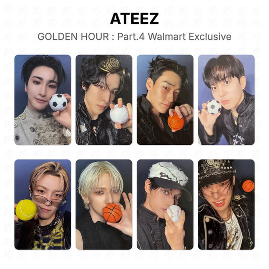 ATEEZ GOLDEN HOUR : Part.4 Walmart Exclusive Official Photocard