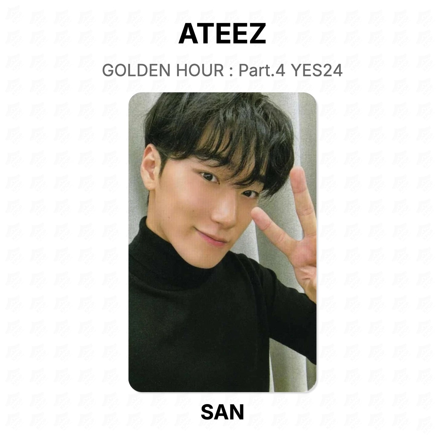 ATEEZ GOLDEN HOUR : Part.4 YES24 Official Photocard