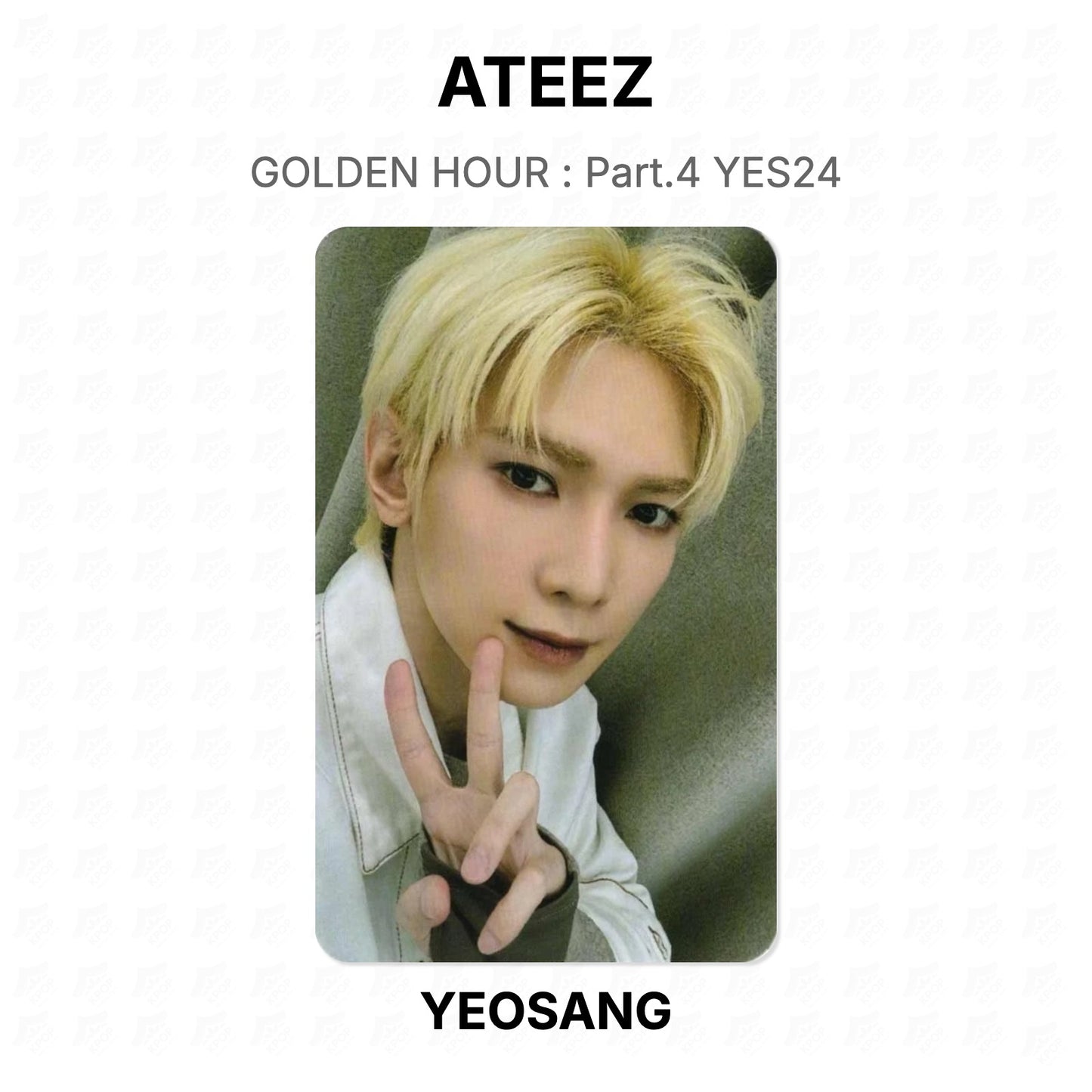 ATEEZ GOLDEN HOUR : Part.4 YES24 Official Photocard