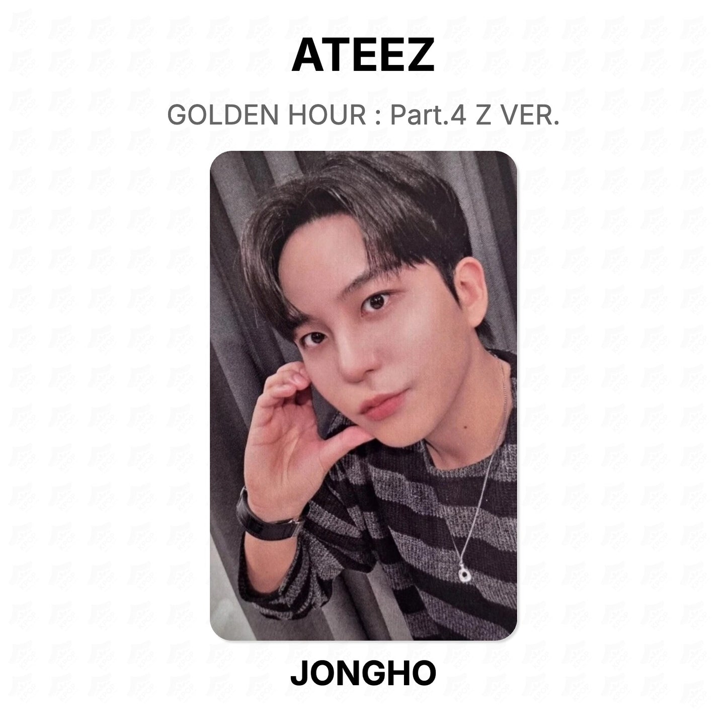 ATEEZ GOLDEN HOUR : Part.4 Z VER. Official Photocard