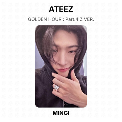 ATEEZ GOLDEN HOUR : Part.4 Z VER. Official Photocard