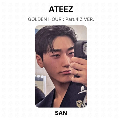 ATEEZ GOLDEN HOUR : Part.4 Z VER. Official Photocard