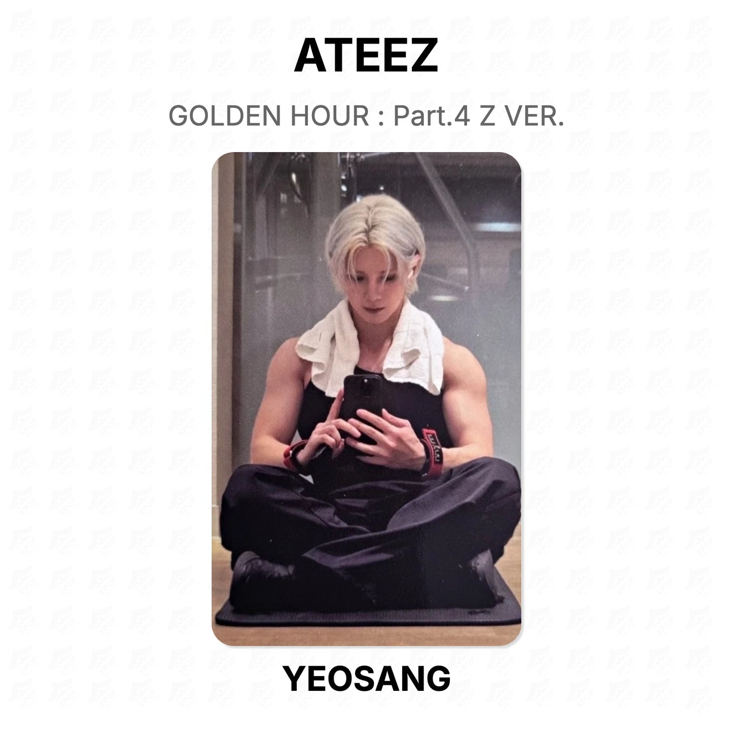 ATEEZ GOLDEN HOUR : Part.4 Z VER. Official Photocard