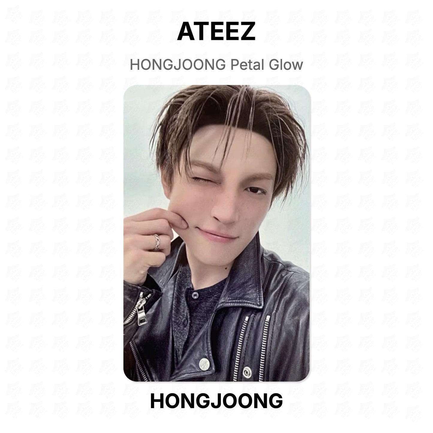 ATEEZ HONGJOONG Petal Glow Official Photocard