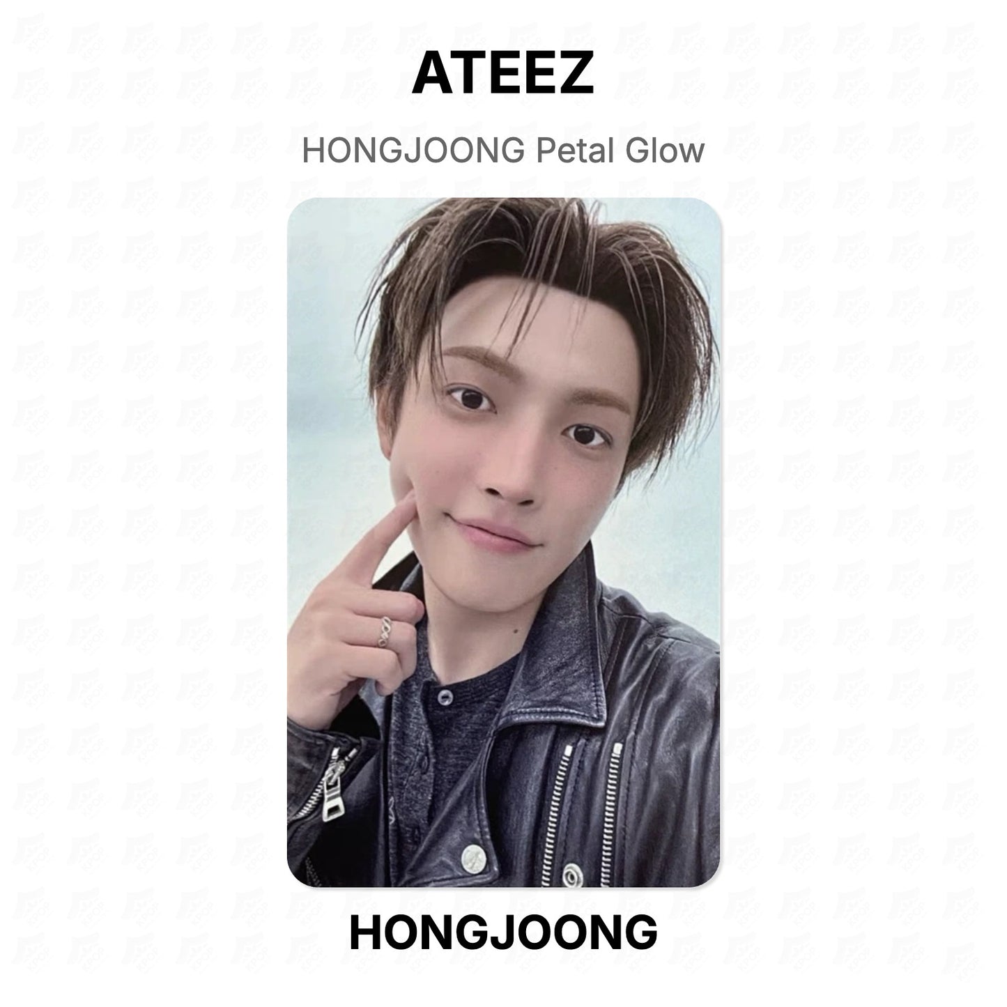 ATEEZ HONGJOONG Petal Glow Official Photocard