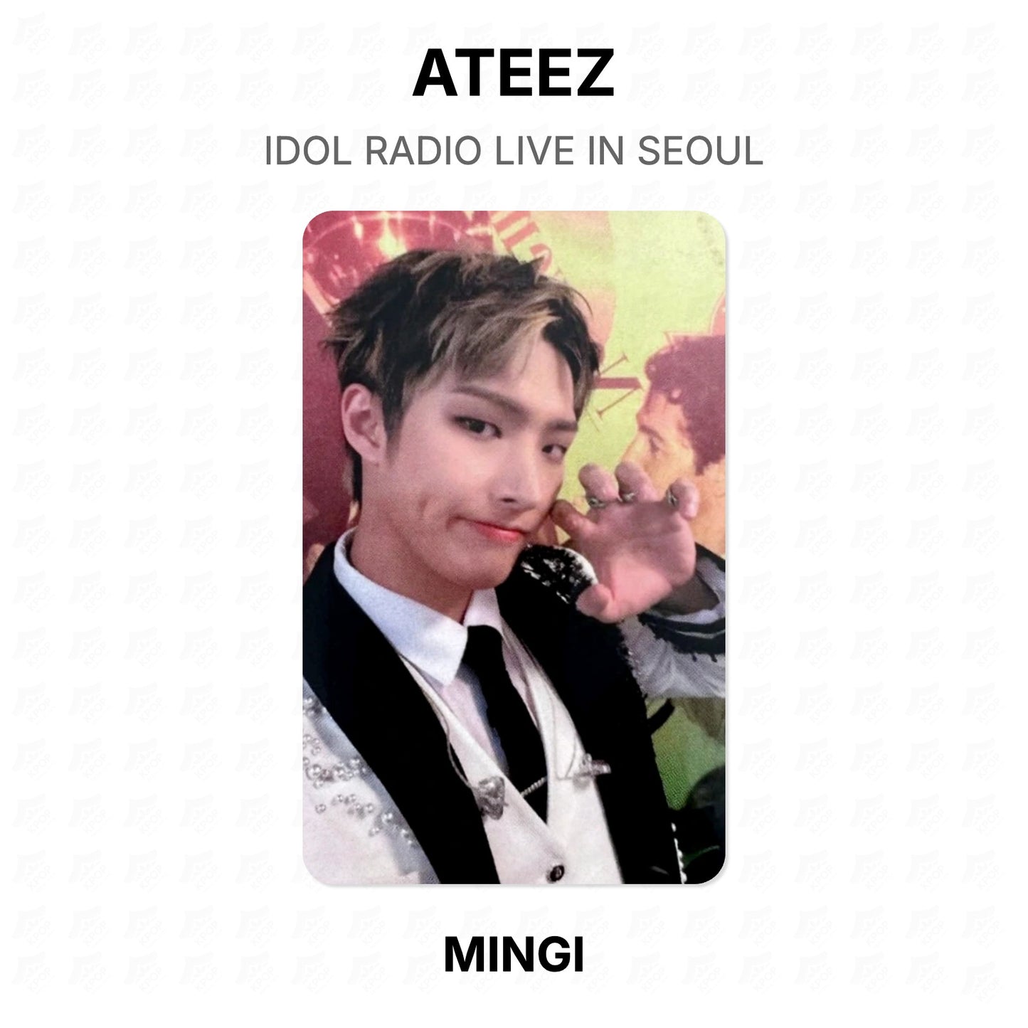 ATEEZ IDOL RADIO LIVE IN SEOUL Official Photocard