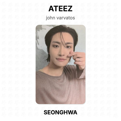 ATEEZ john varvatos Official Photocard
