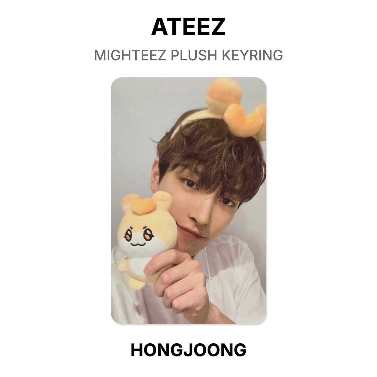 ATEEZ MIGHTEEZ PLUSH KEYRING Official Photocard