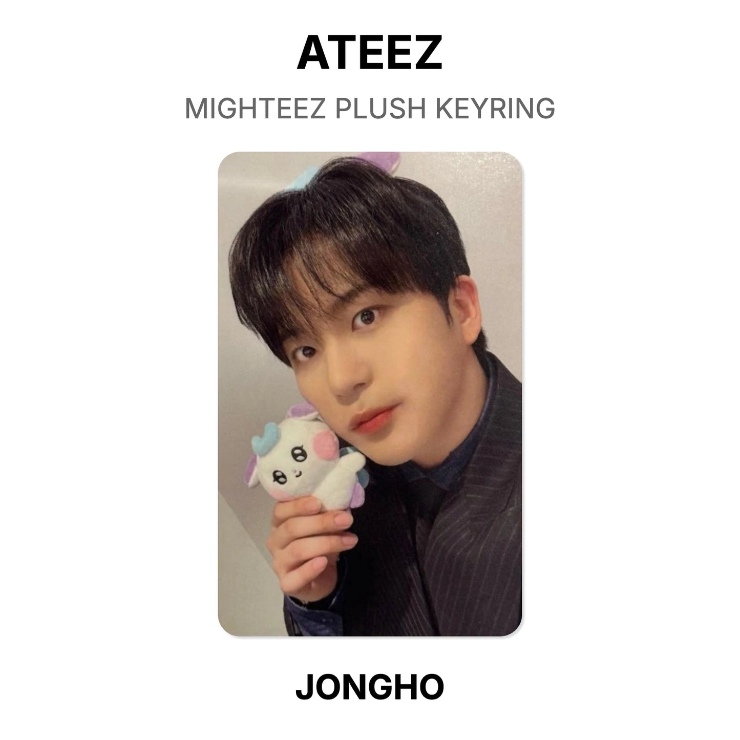 ATEEZ MIGHTEEZ PLUSH KEYRING Official Photocard