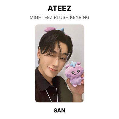 ATEEZ MIGHTEEZ PLUSH KEYRING Official Photocard