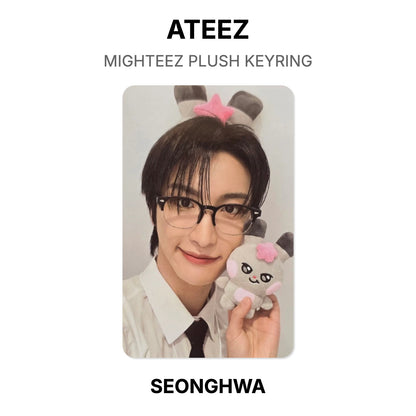ATEEZ MIGHTEEZ PLUSH KEYRING Official Photocard