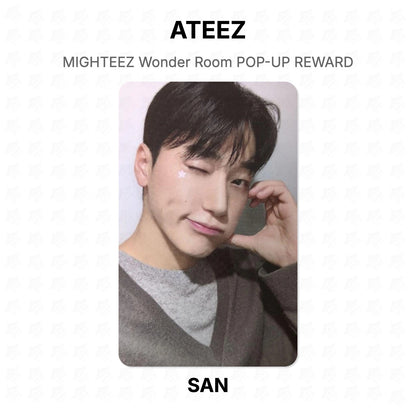 ATEEZ MIGHTEEZ Wonder Room POP-UP REWARD Official Photocard