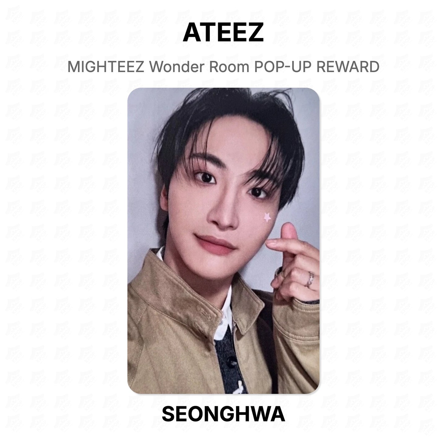 ATEEZ MIGHTEEZ Wonder Room POP-UP REWARD Official Photocard