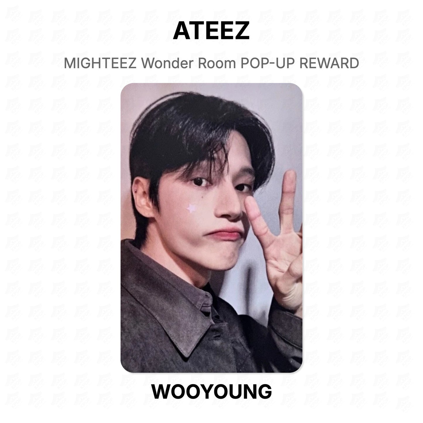 ATEEZ MIGHTEEZ Wonder Room POP-UP REWARD Official Photocard