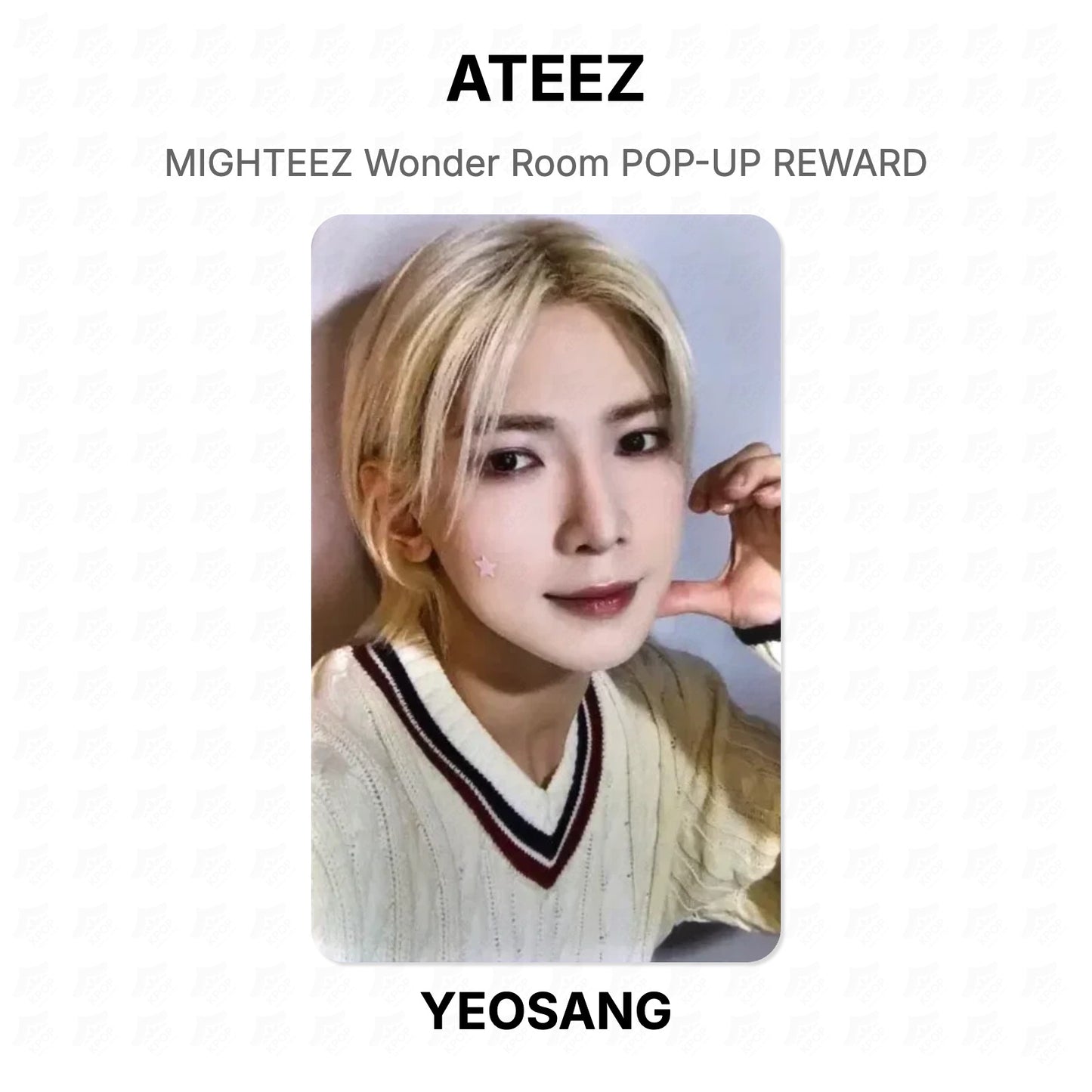 ATEEZ MIGHTEEZ Wonder Room POP-UP REWARD Official Photocard