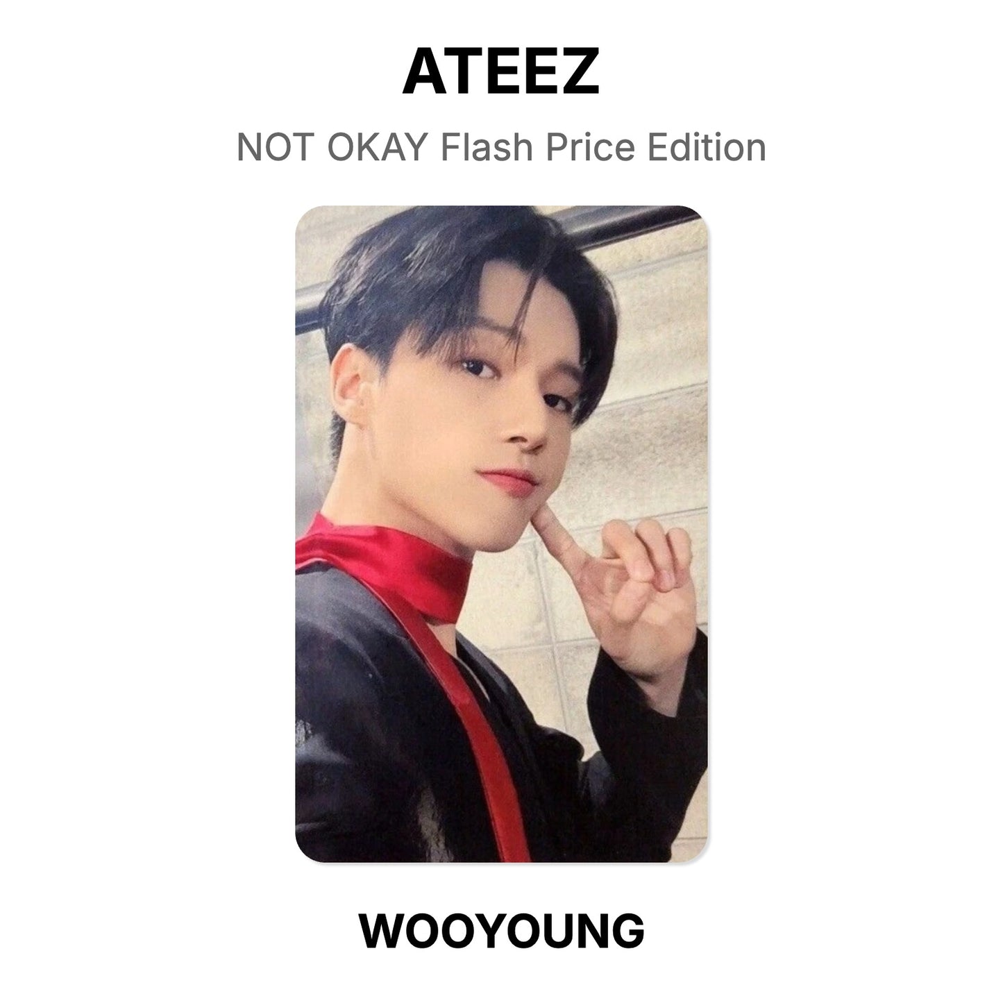 ATEEZ NOT OKAY Flash Price Edition Official Photocard