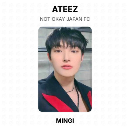 ATEEZ NOT OKAY JAPAN FC Official Photocard
