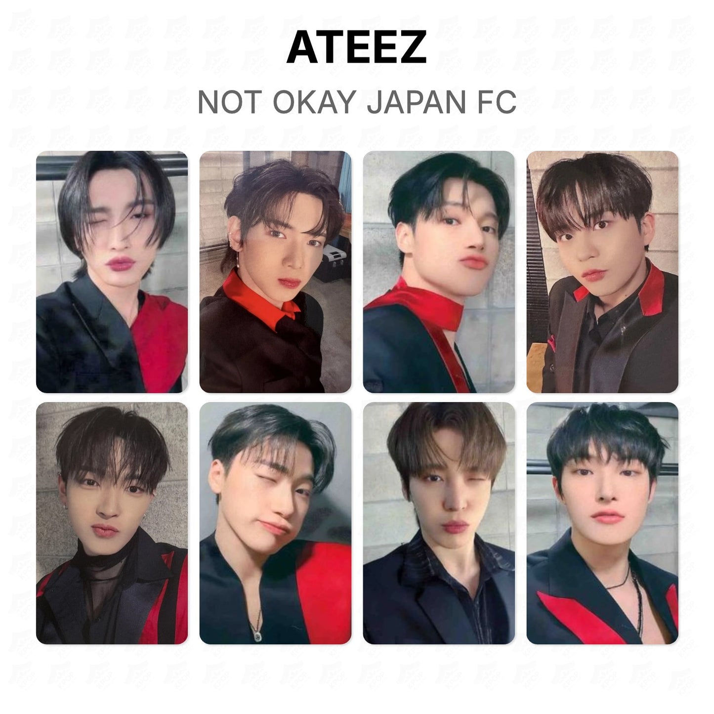 ATEEZ NOT OKAY JAPAN FC Official Photocard