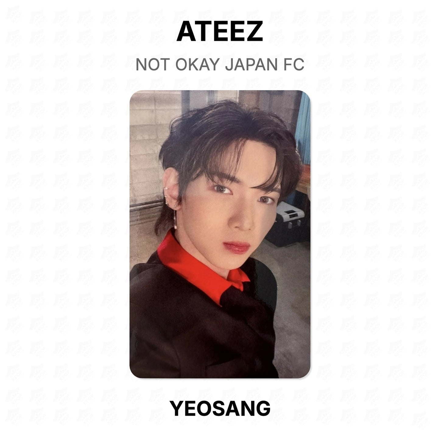 ATEEZ NOT OKAY JAPAN FC Official Photocard