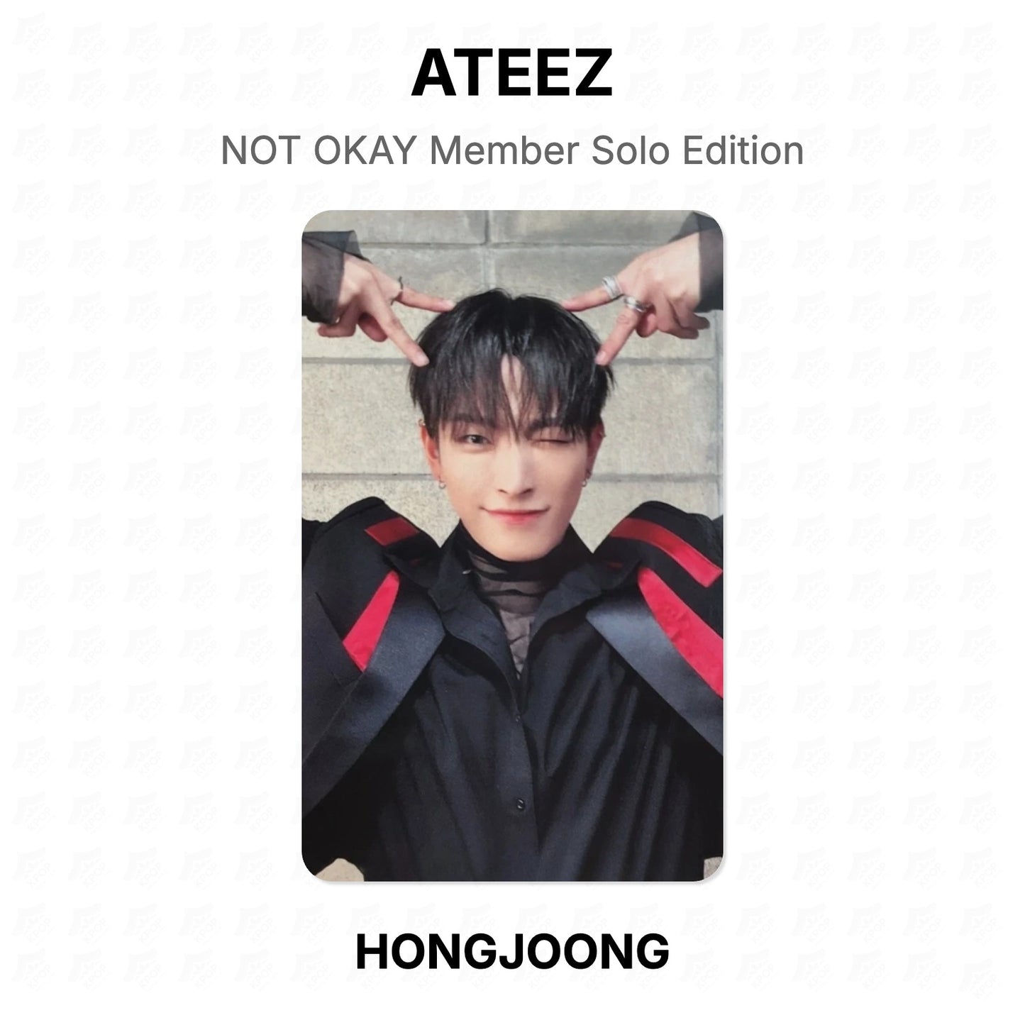 ATEEZ NOT OKAY Member Solo Edition Official Photocard