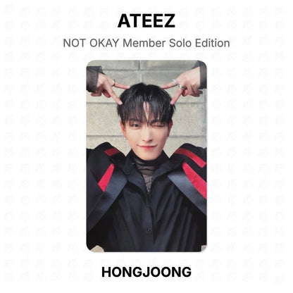 ATEEZ NOT OKAY Member Solo Edition Official Photocard