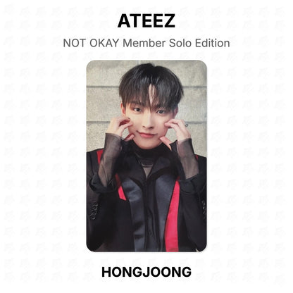 ATEEZ NOT OKAY Member Solo Edition Official Photocard