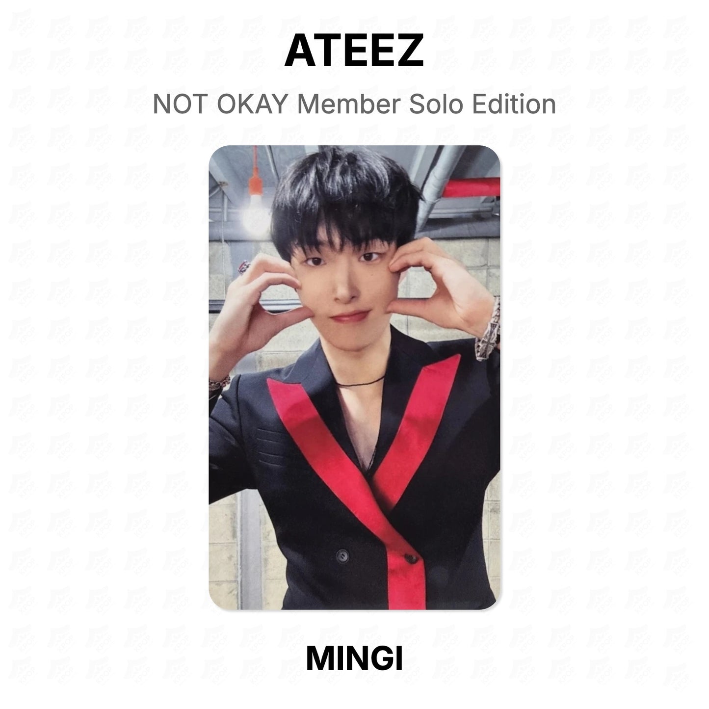 ATEEZ NOT OKAY Member Solo Edition Official Photocard