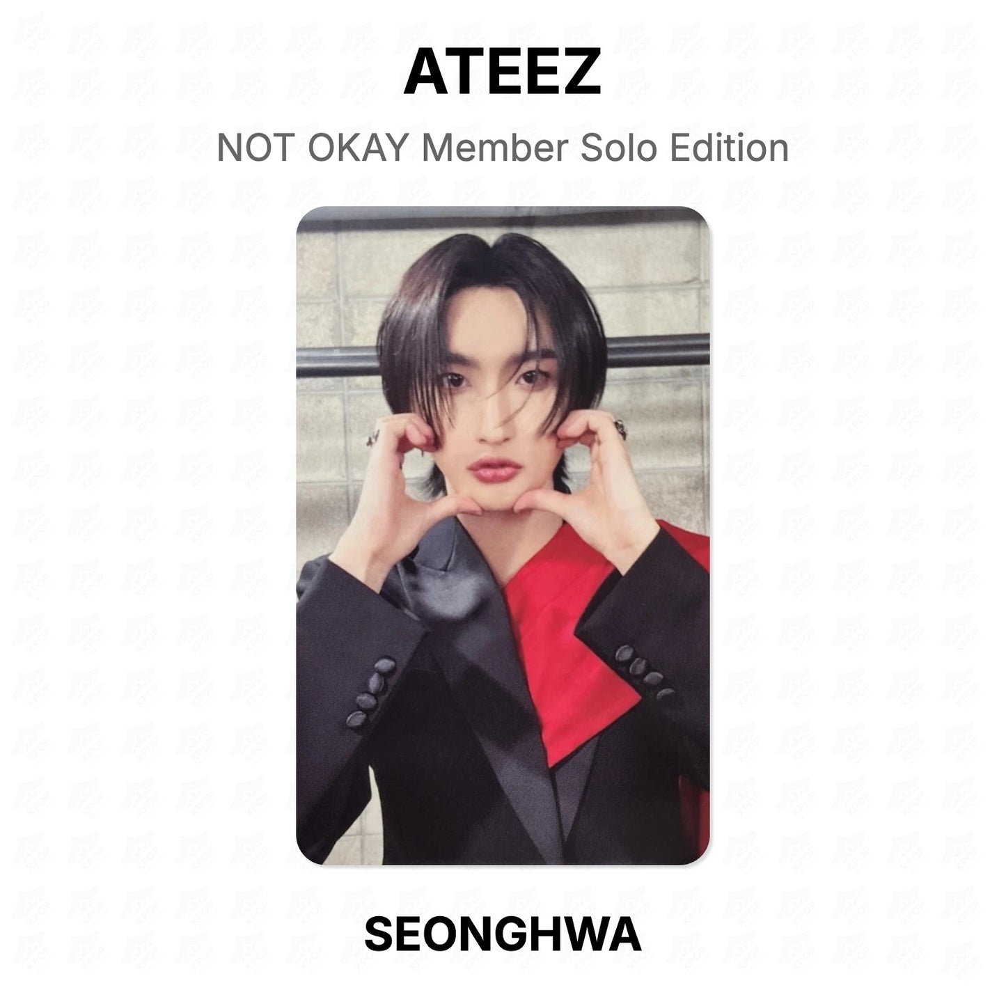ATEEZ NOT OKAY Member Solo Edition Official Photocard