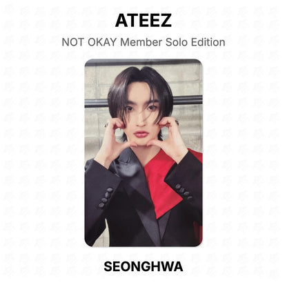 ATEEZ NOT OKAY Member Solo Edition Official Photocard