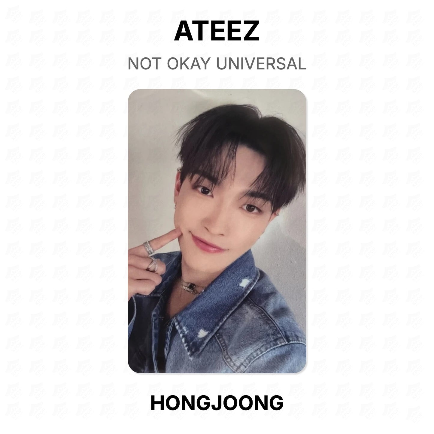 ATEEZ NOT OKAY UNIVERSAL Official Photocard