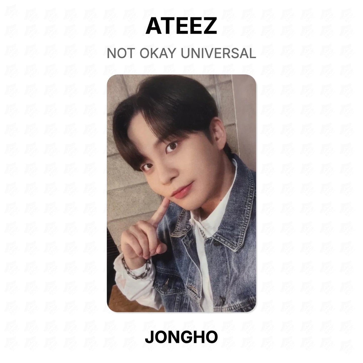 ATEEZ NOT OKAY UNIVERSAL Official Photocard