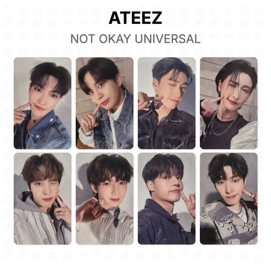 ATEEZ NOT OKAY UNIVERSAL Official Photocard
