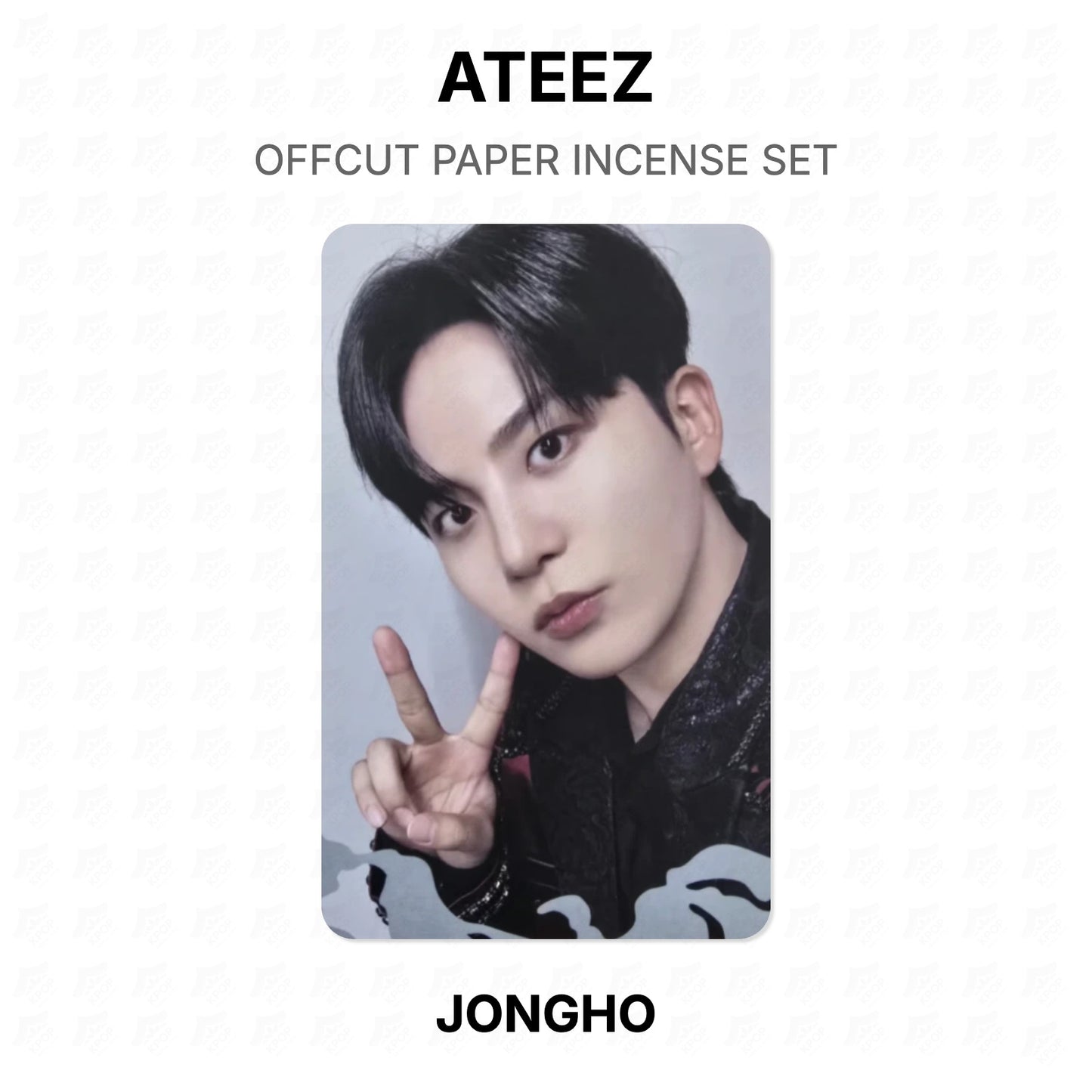 ATEEZ OFFCUT PAPER INCENSE SET Official Photocard