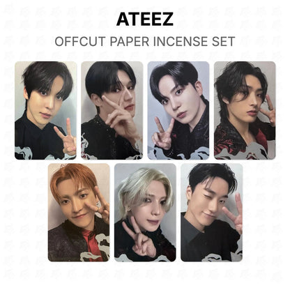 ATEEZ OFFCUT PAPER INCENSE SET Official Photocard
