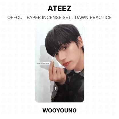 ATEEZ OFFCUT PAPER INCENSE SET : DAWN PRACTICE Official Photocard