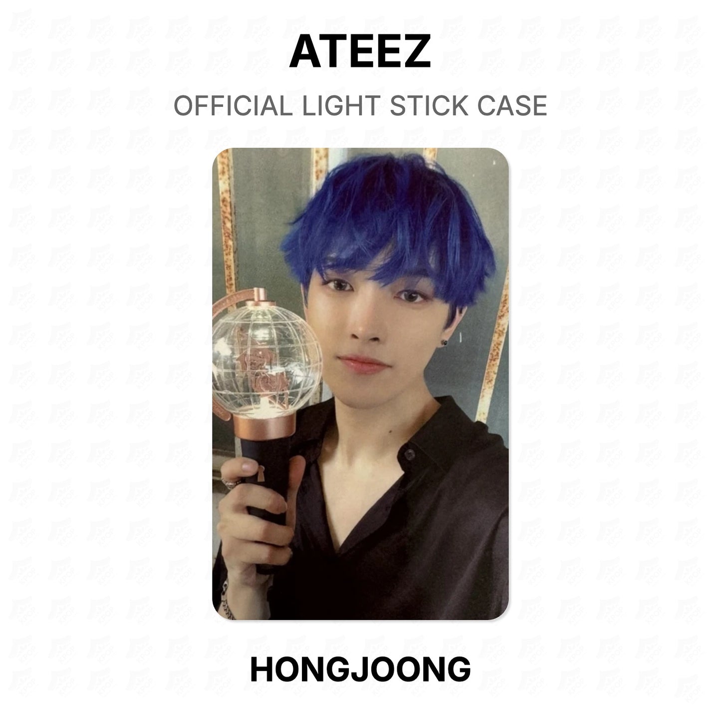 ATEEZ OFFICIAL LIGHT STICK CASE Offizielle Fotokarte