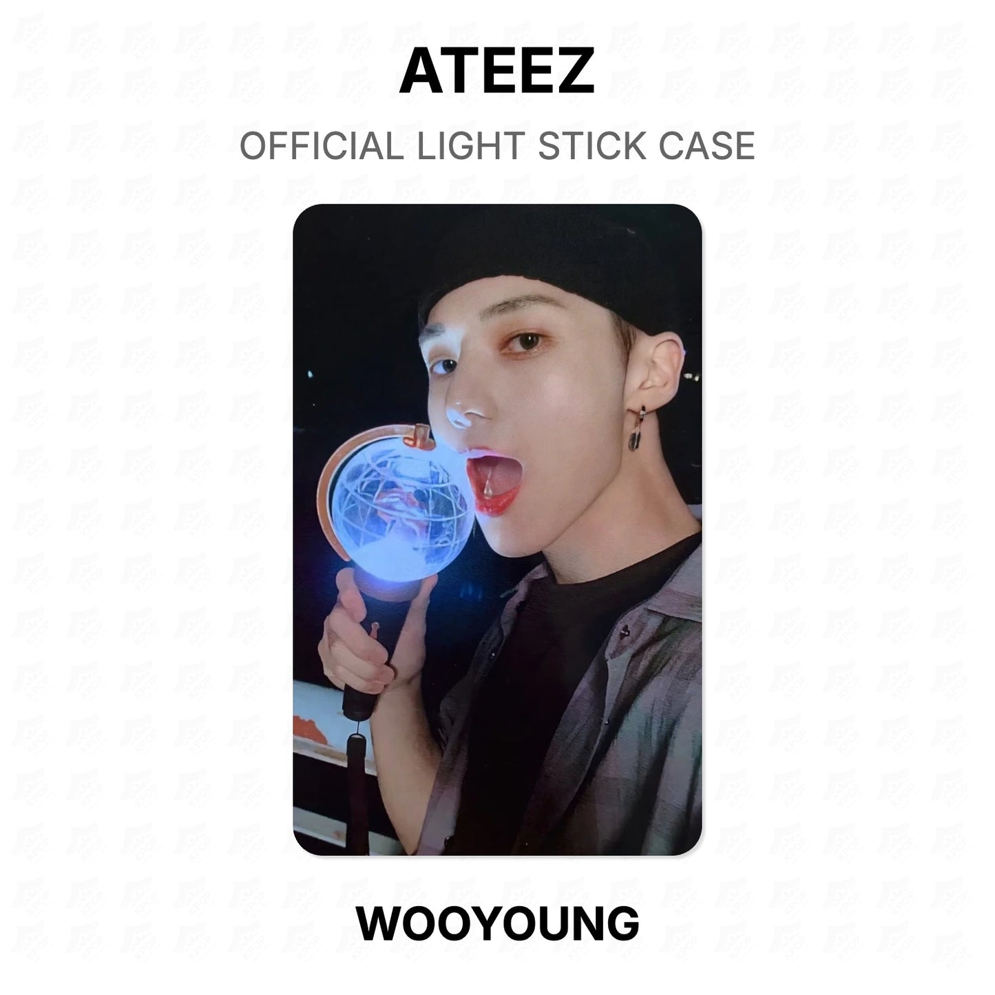 ATEEZ OFFICIAL LIGHT STICK CASE Offizielle Fotokarte
