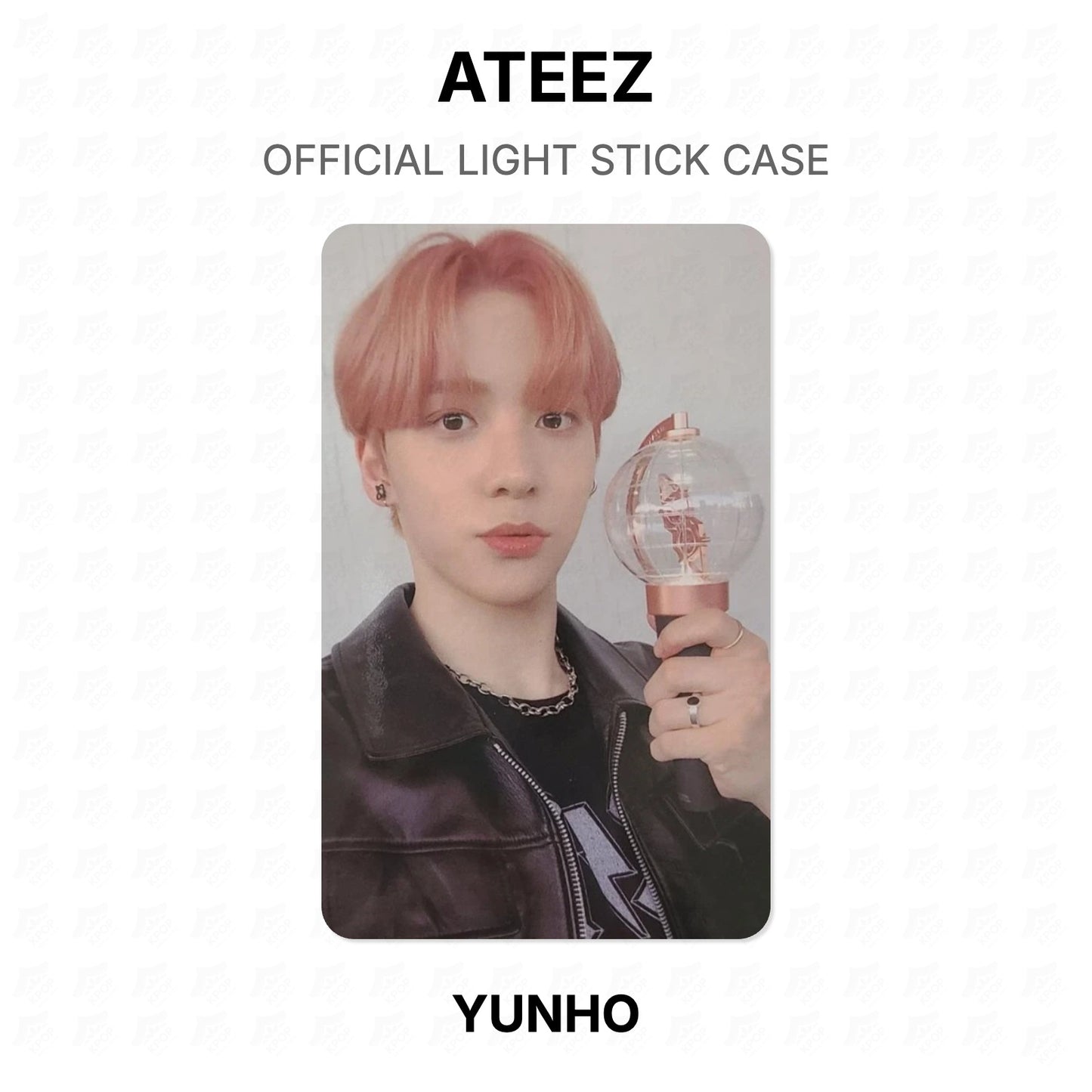 ATEEZ OFFICIAL LIGHT STICK CASE Offizielle Fotokarte