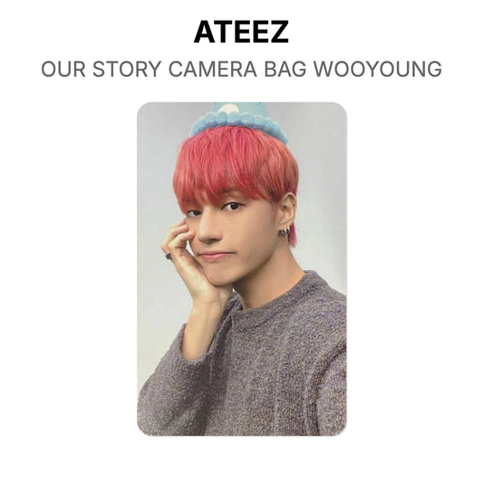 ATEEZ OUR STORY CAMERA BAG WOOYOUNG Official Photocard