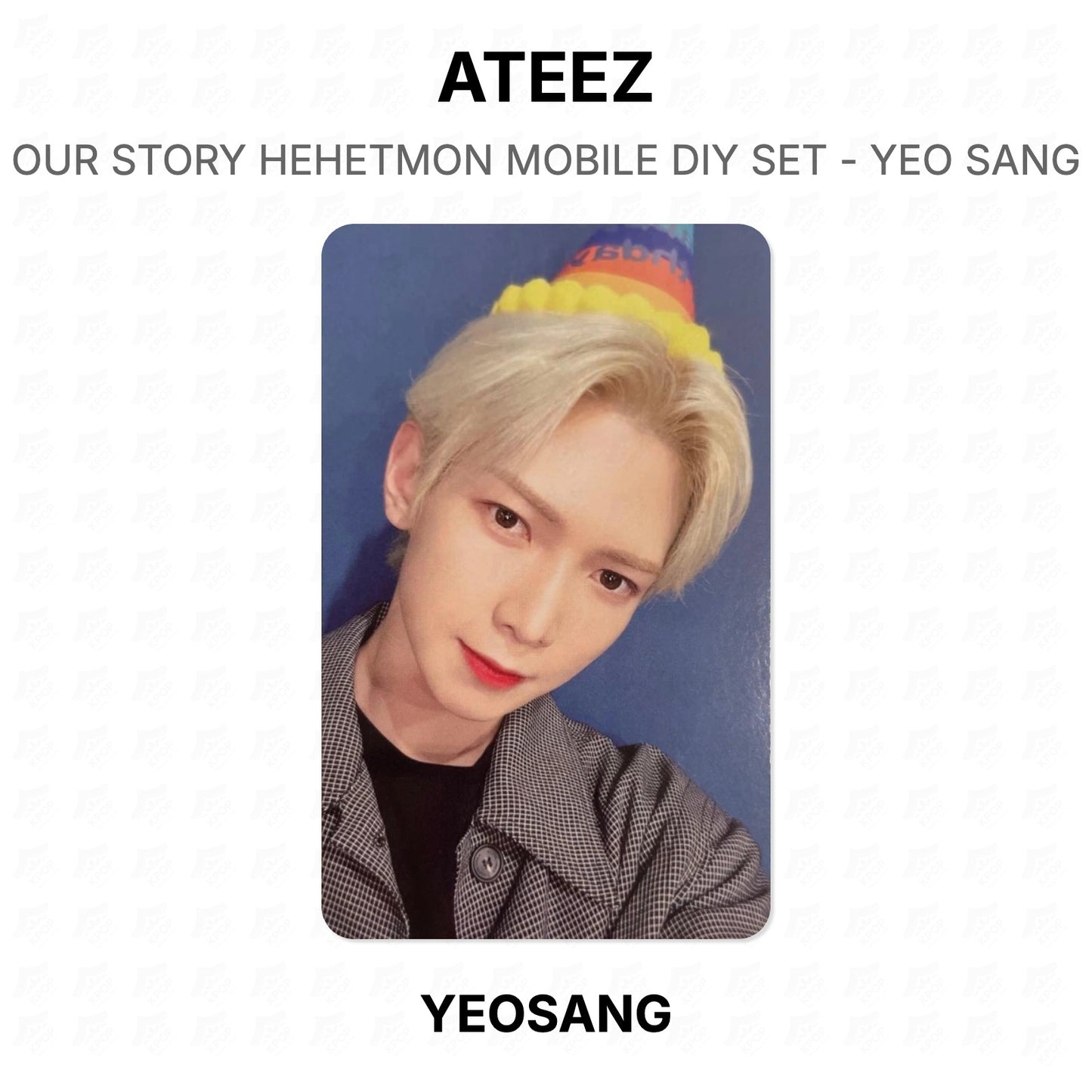 ATEEZ OUR STORY HEHETMON MOBILE DIY SET - YEO SANG Official Photocard