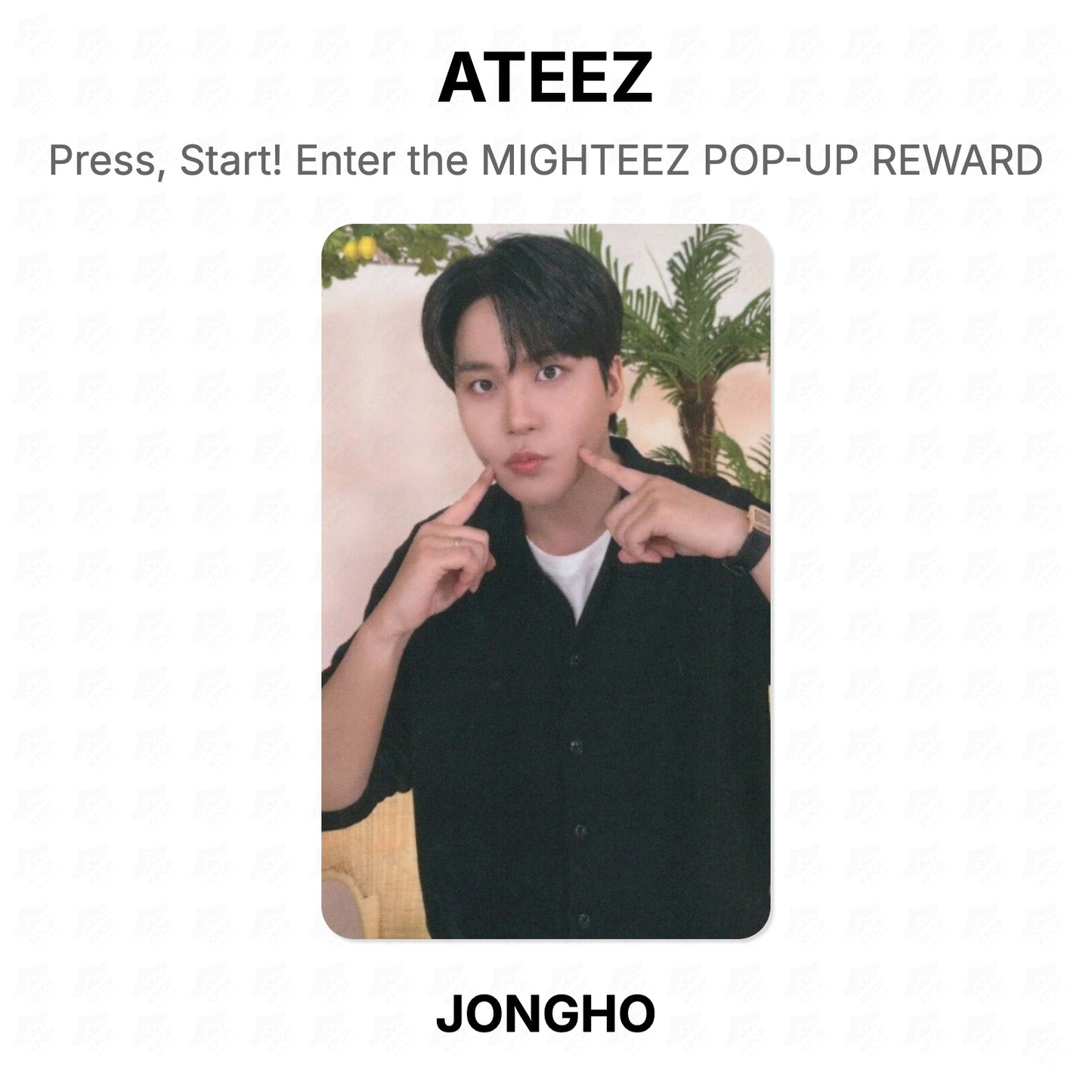 ATEEZ Press, Start! Enter the MIGHTEEZ POP-UP REWARD Official Photocard
