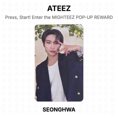 ATEEZ Press, Start! Enter the MIGHTEEZ POP-UP REWARD Official Photocard