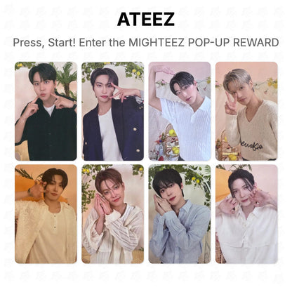 ATEEZ Press, Start! Enter the MIGHTEEZ POP-UP REWARD Official Photocard