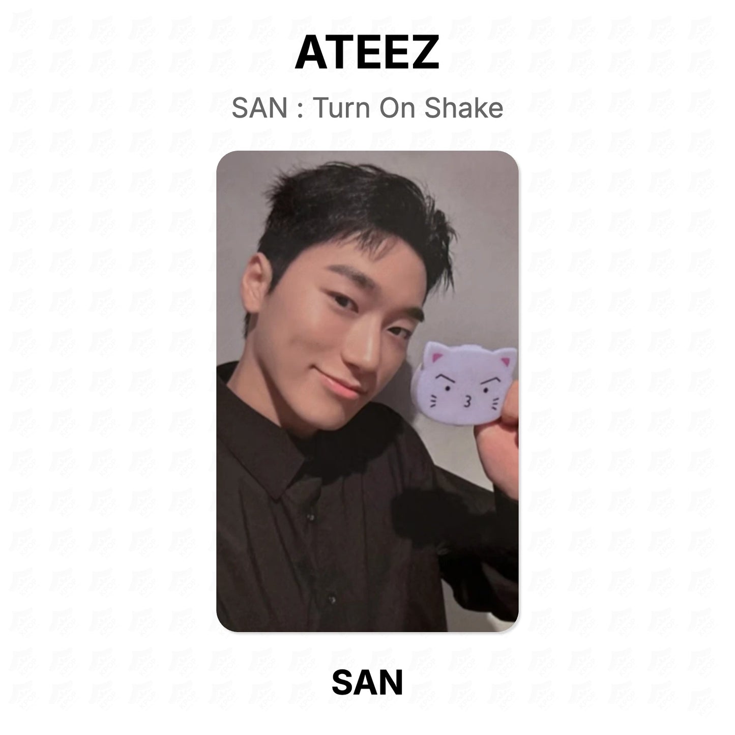 ATEEZ SAN : Turn On Shake Official Photocard