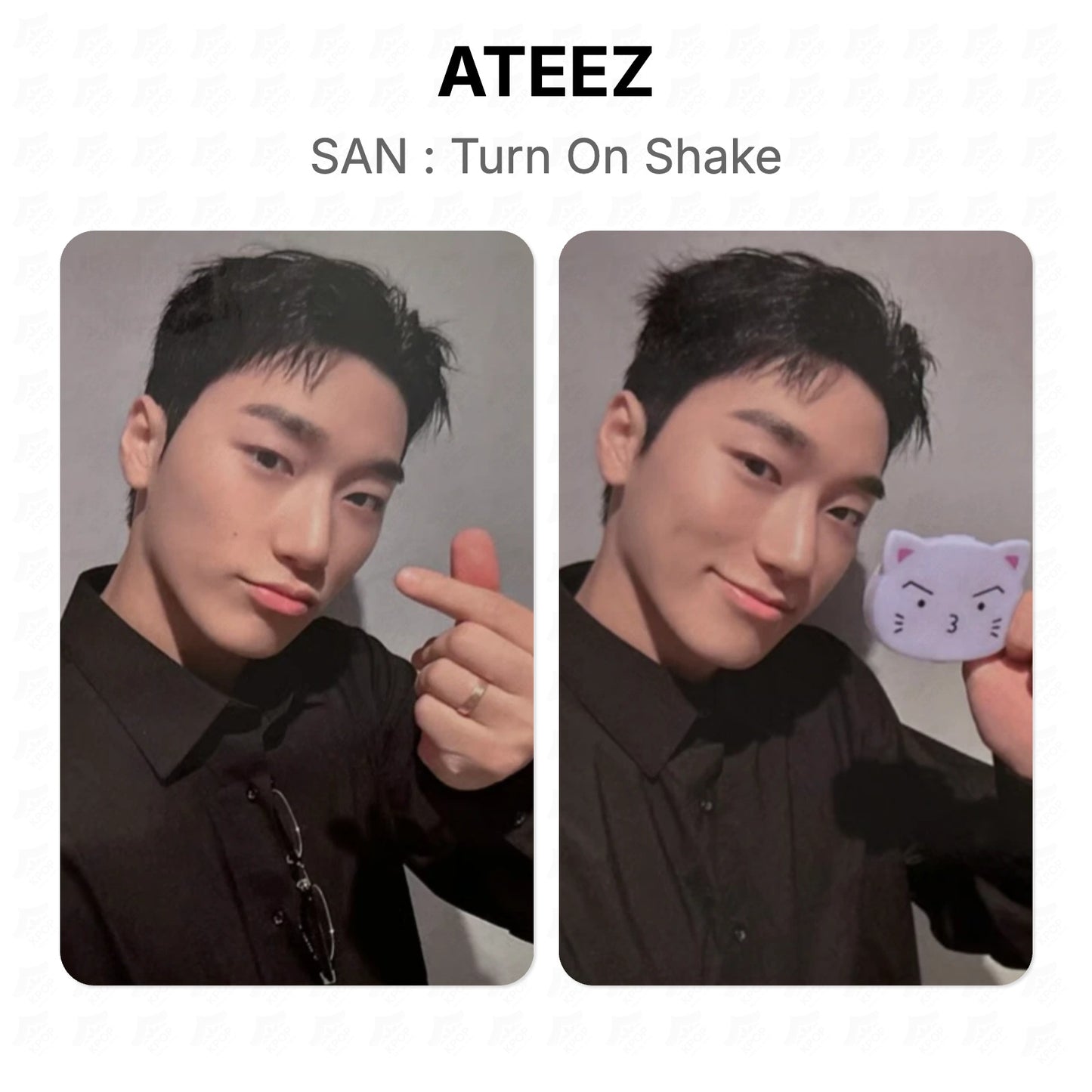 ATEEZ SAN : Turn On Shake Official Photocard