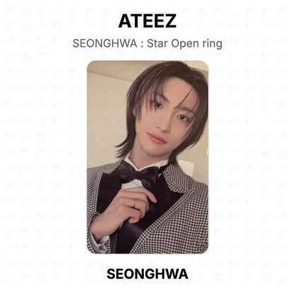 ATEEZ SEONGHWA : Star Open Ring Offizielle Fotokarte