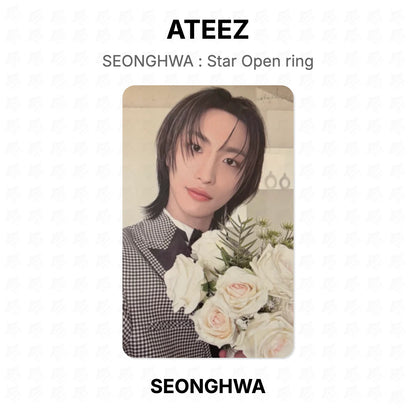 ATEEZ SEONGHWA : Star Open Ring Offizielle Fotokarte
